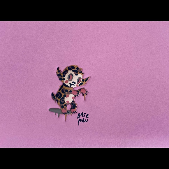 Coach Handbags - COACH GARY BASEMAN PURPLE ACCORDION WALLET